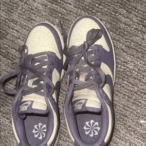 Nike Women's Purple and White Sneakers